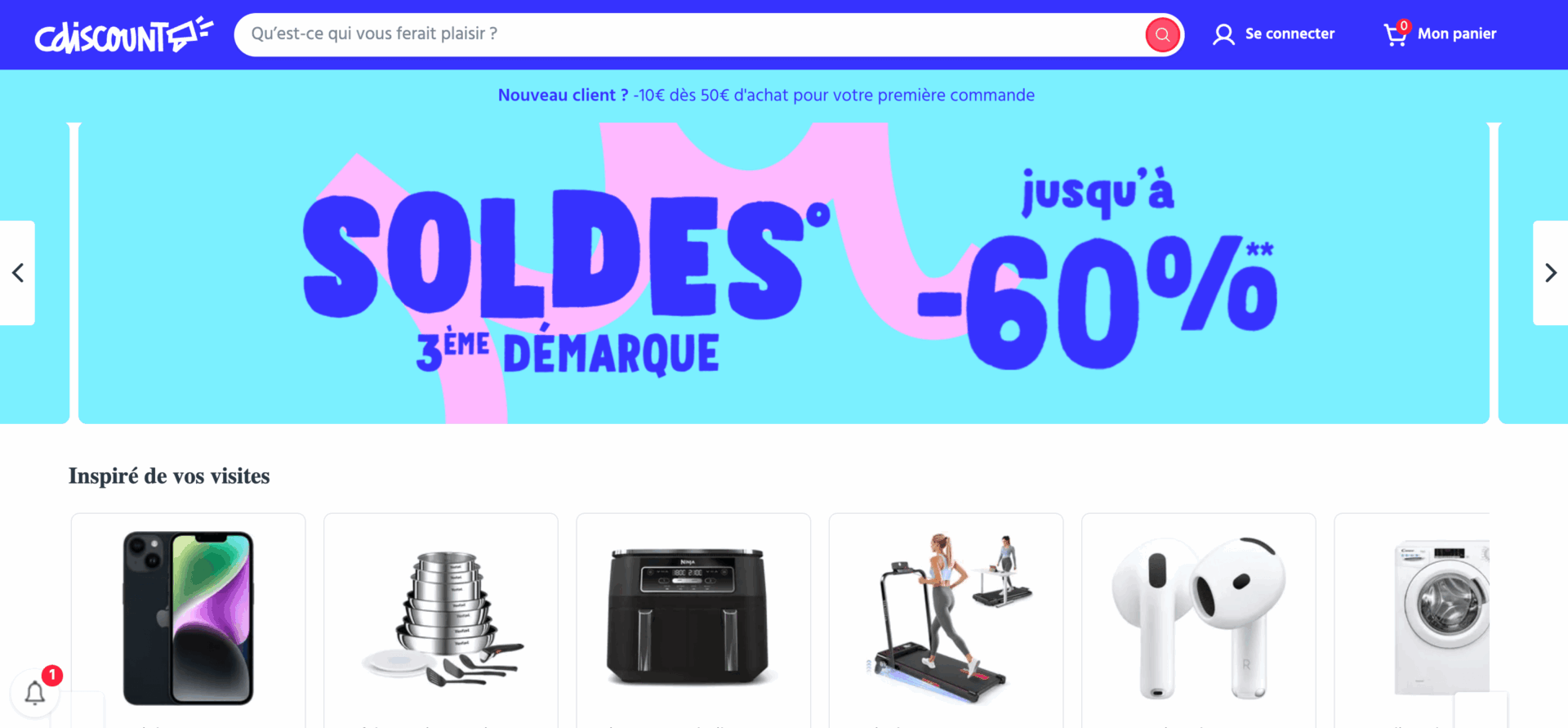 Cdiscount - one of the most popular eCommerce marketplaces