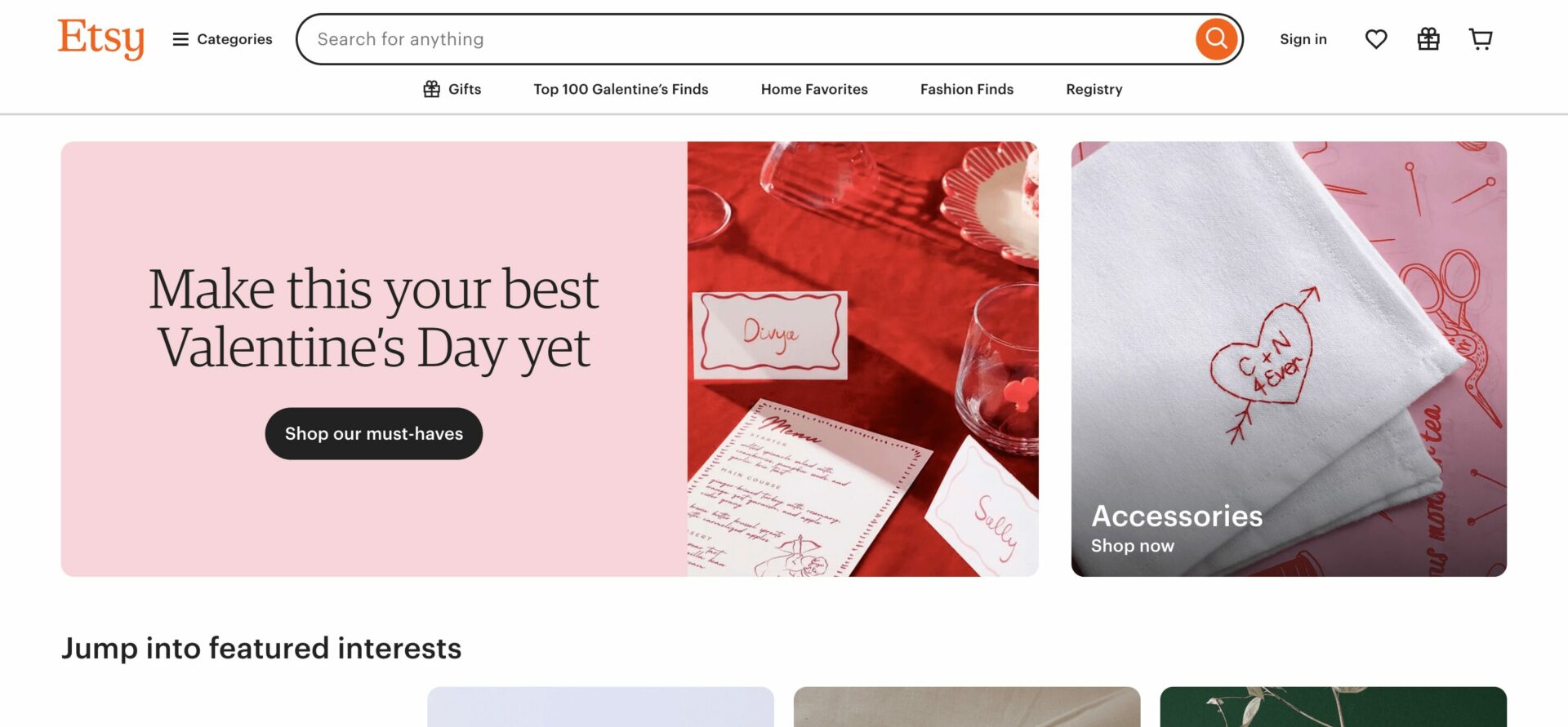 Etsy - eCommerce marketplace