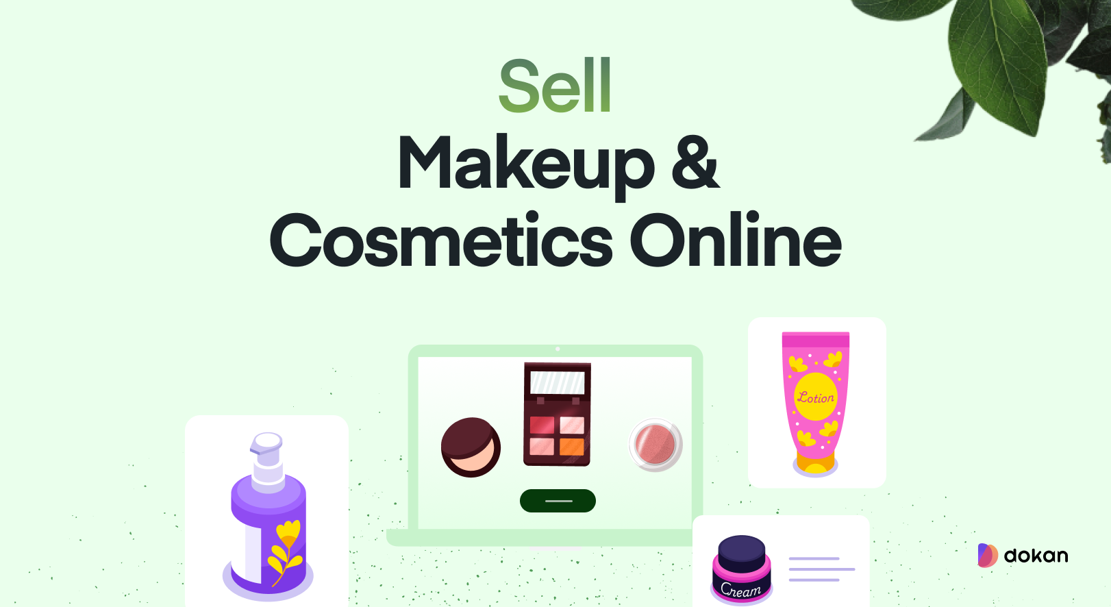 This is the feature image of how to start selling beauty products online