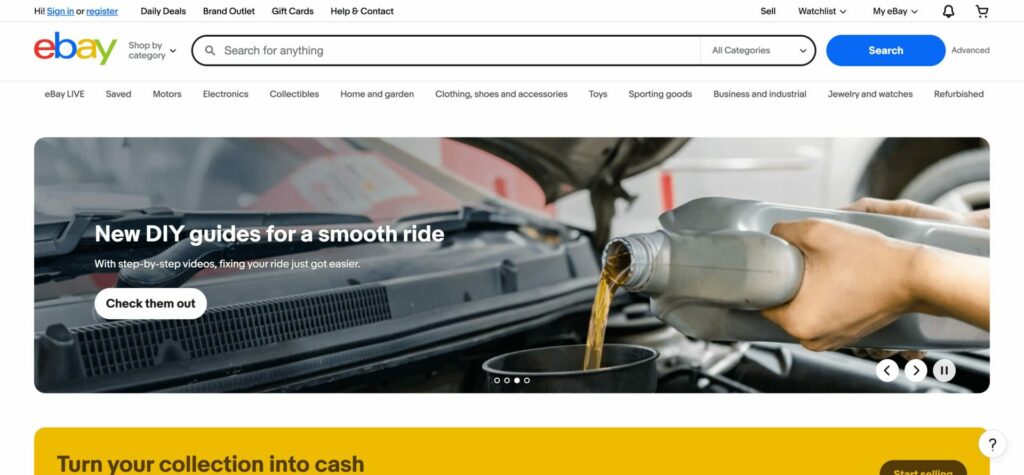 eBay eCommerce marketplace