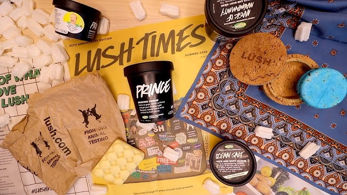 lush cosmetics packaging