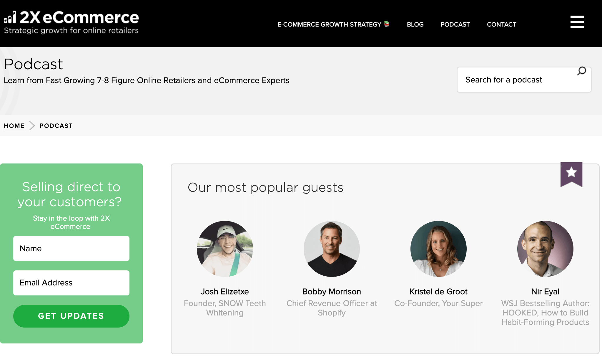 2X eCommerce Podcast