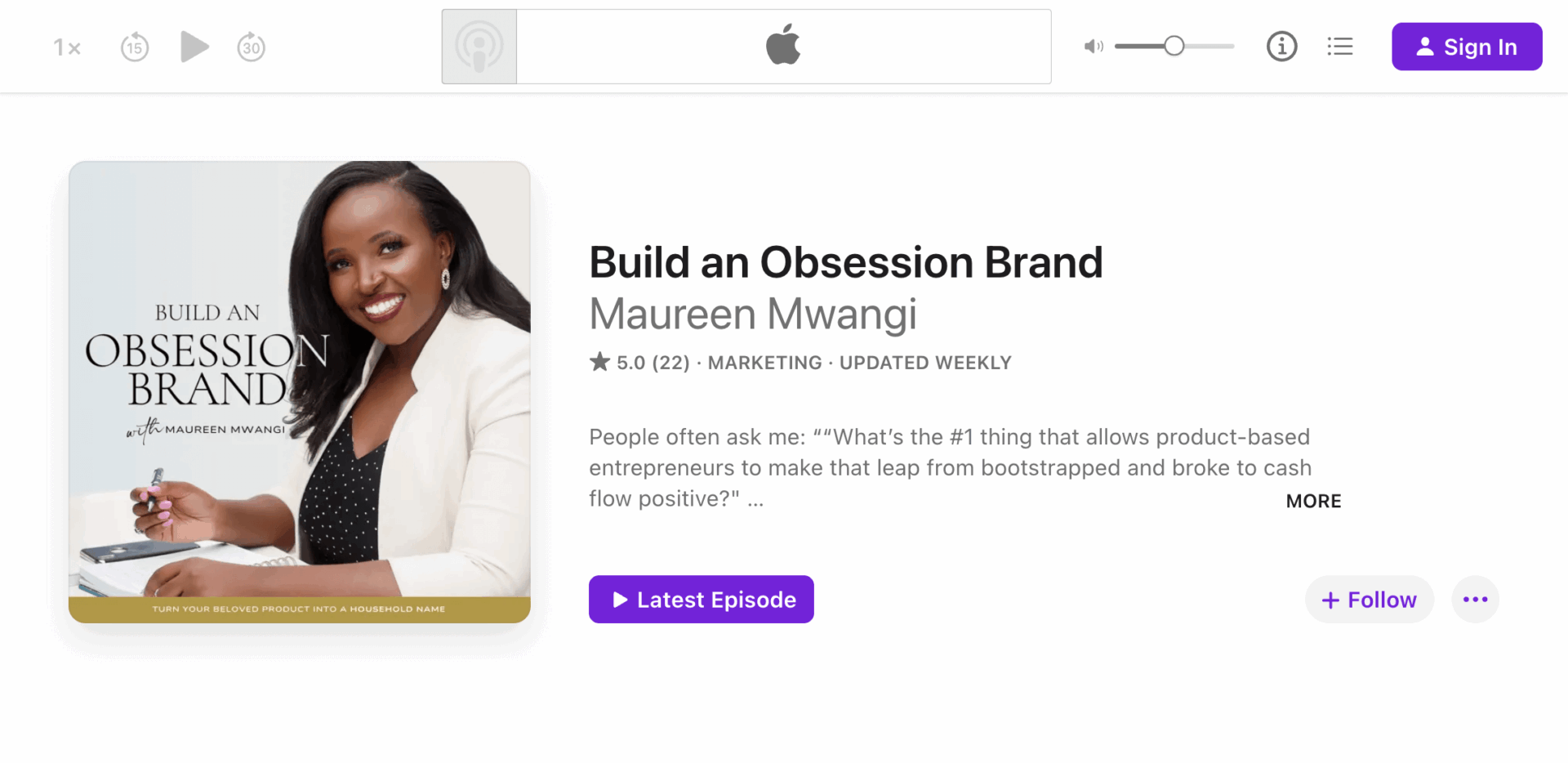 Build an Obsession Brand