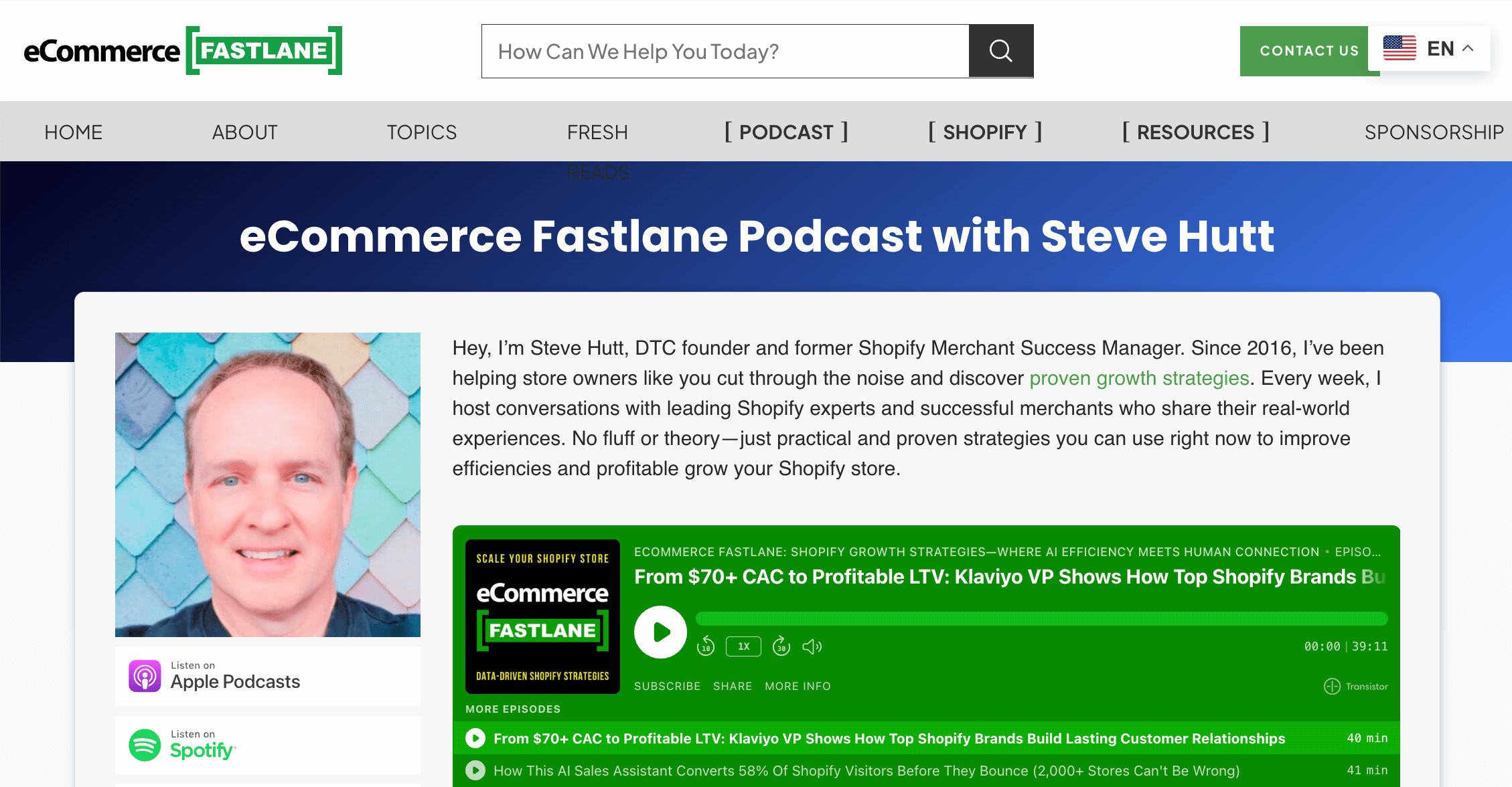 eCommerce Fastlane