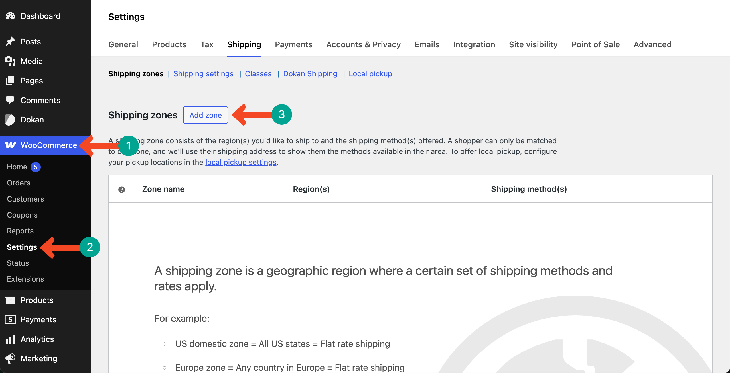 Global Shipping Setup
