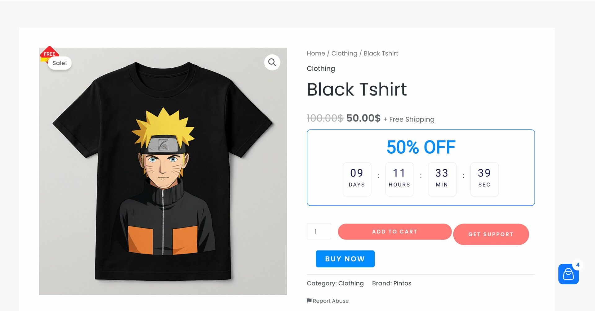 This is a screenshot of product page