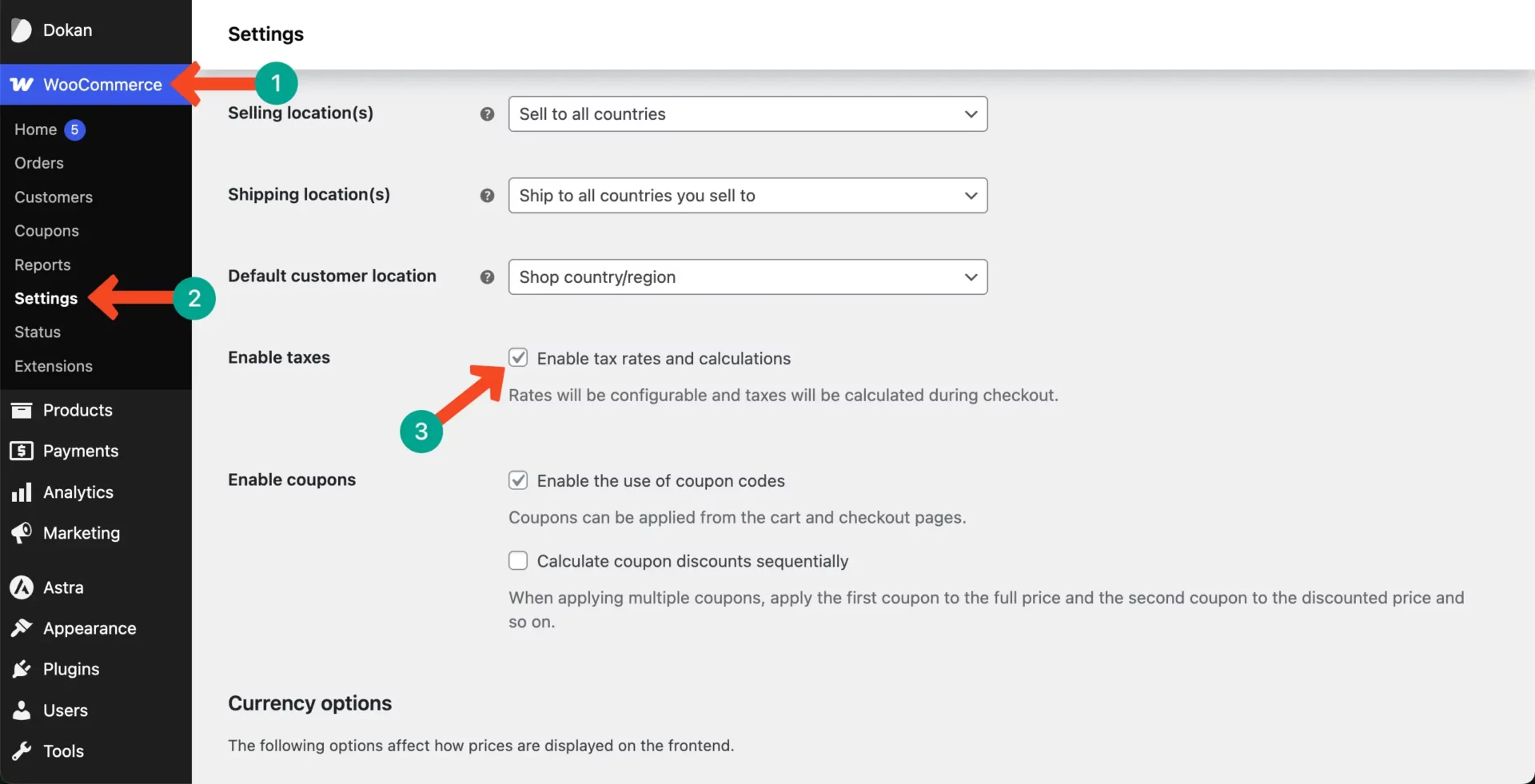 WooCommerce Tax Setup