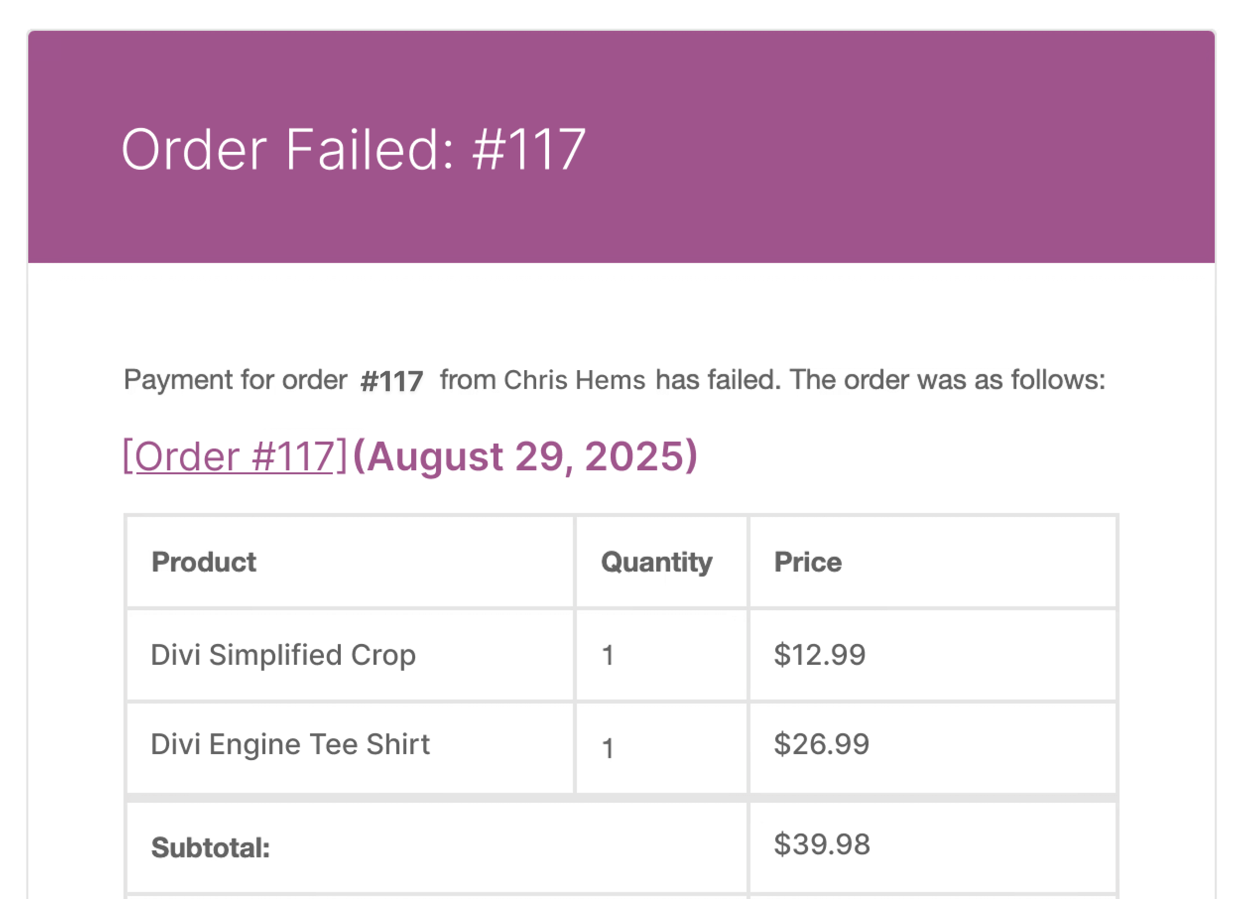 What Does a Failed Order Mean in WooCommerce?