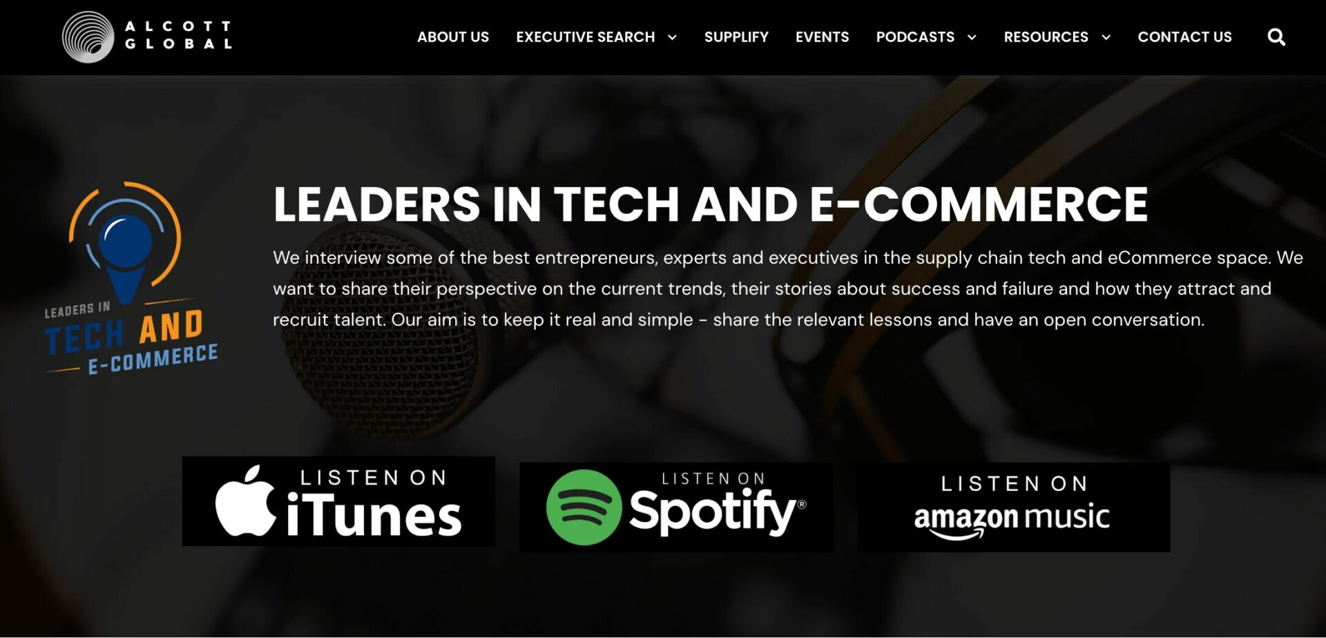 Leaders in Tech and Ecommerce