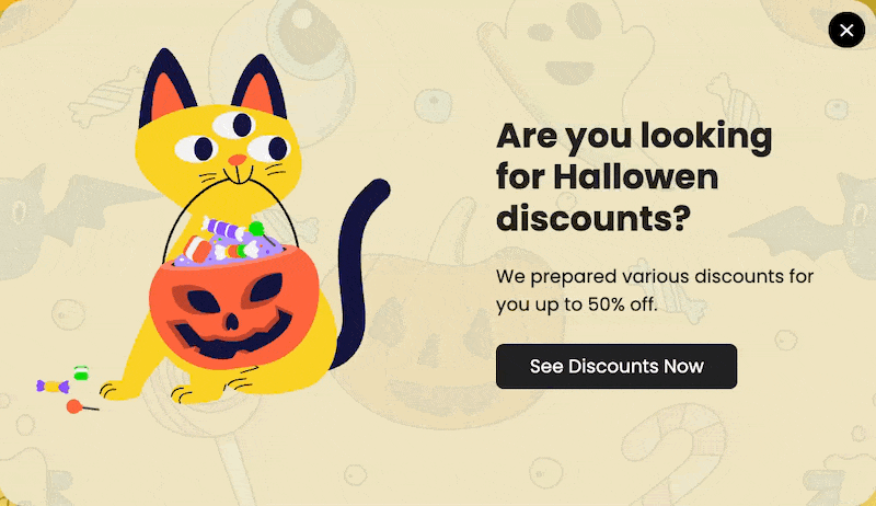 Halloween-Themed Pop-Ups