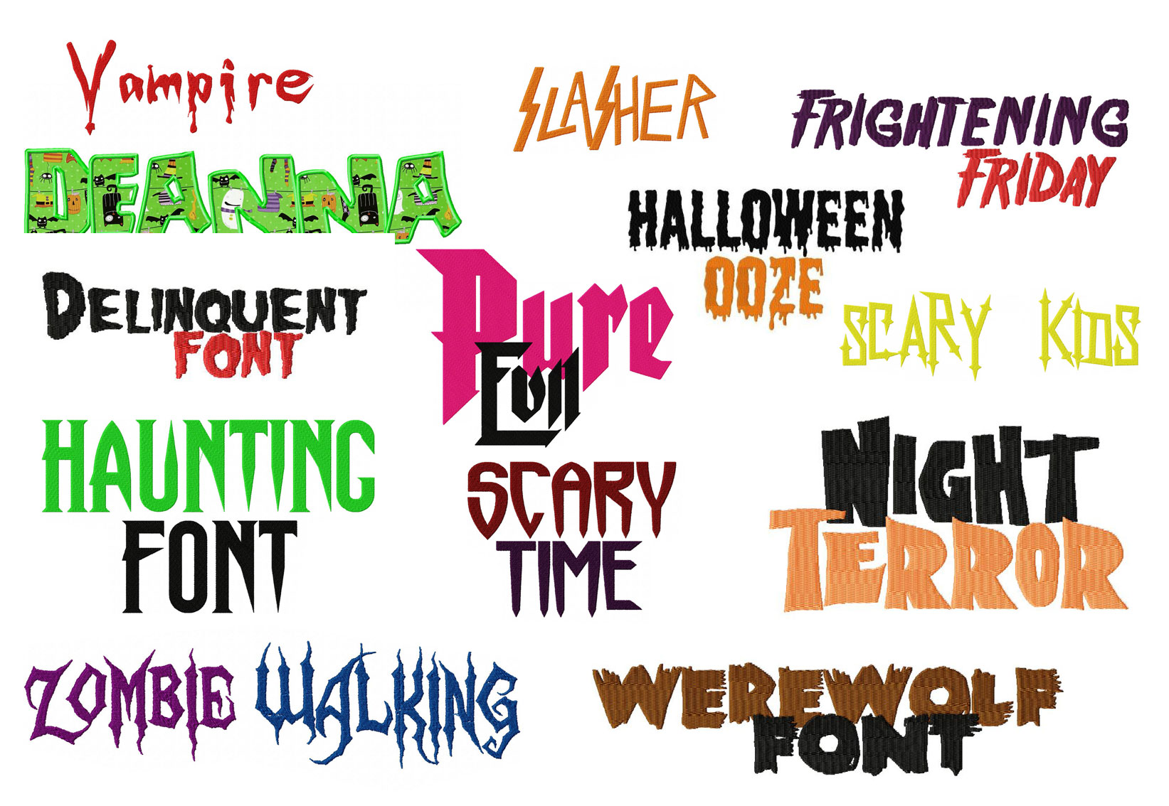 Use Halloween Fonts for Spooky Designs