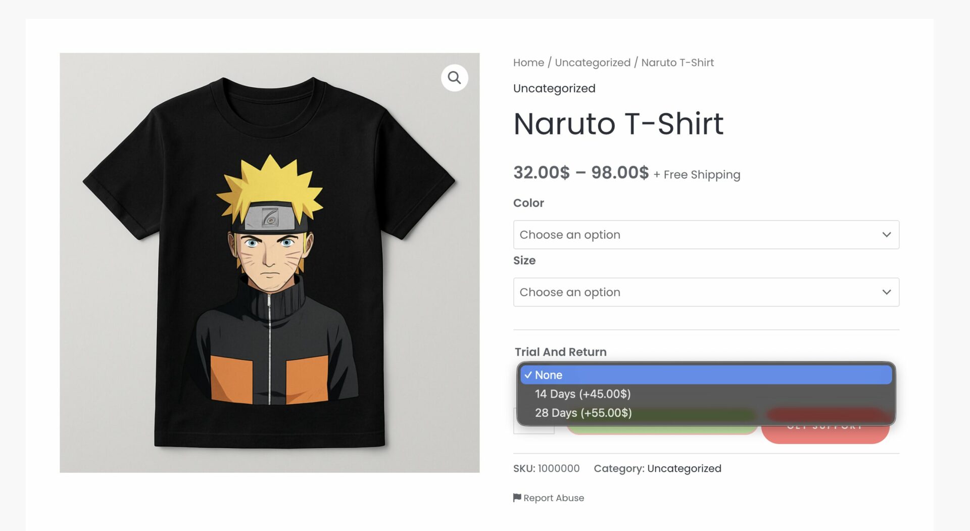 This is a screenshot of addon