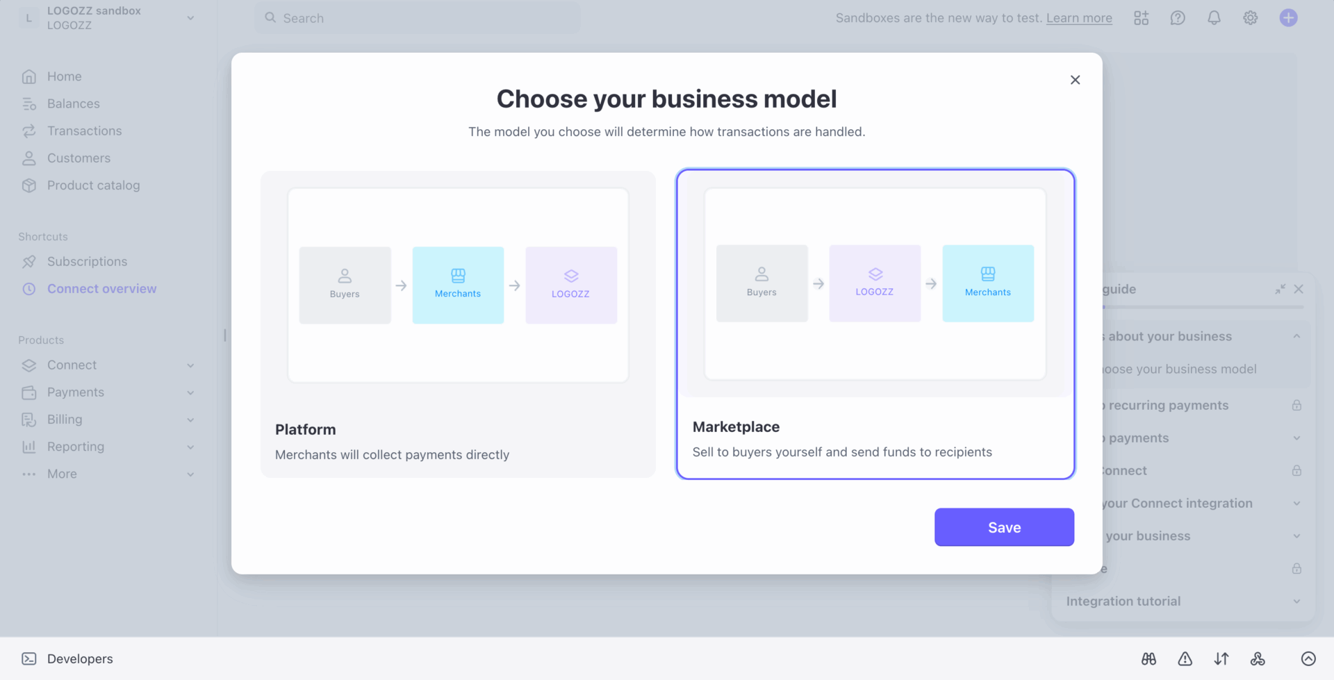 Choose your business model