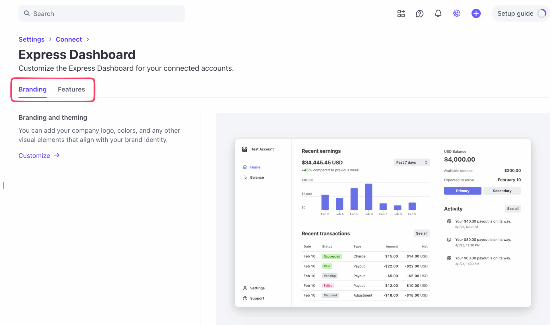 Set Up Your Stripe Account for Express