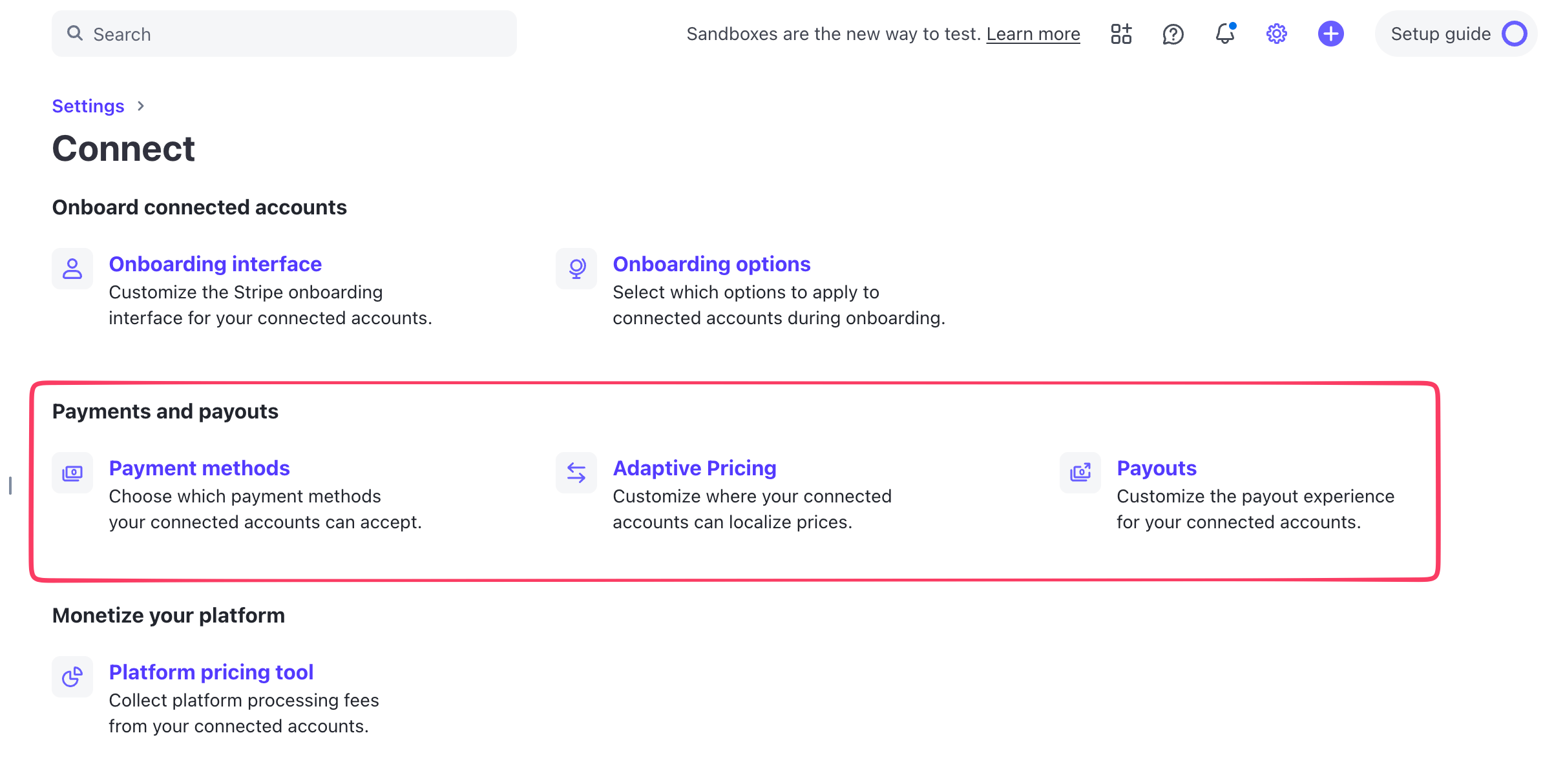 Complete the Payout Settings Carefully