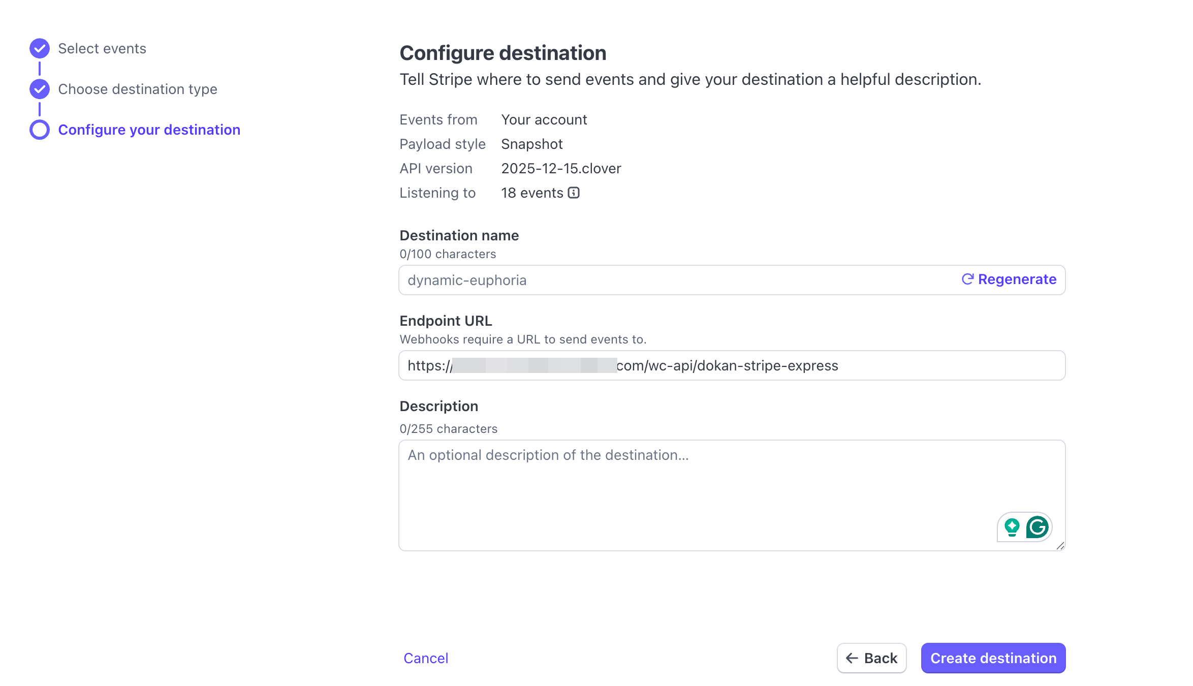 Connect Your Account to the Dokan Stripe Express Module