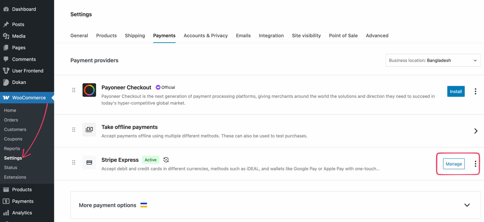Connect Your Account to the Dokan Stripe Express Module
