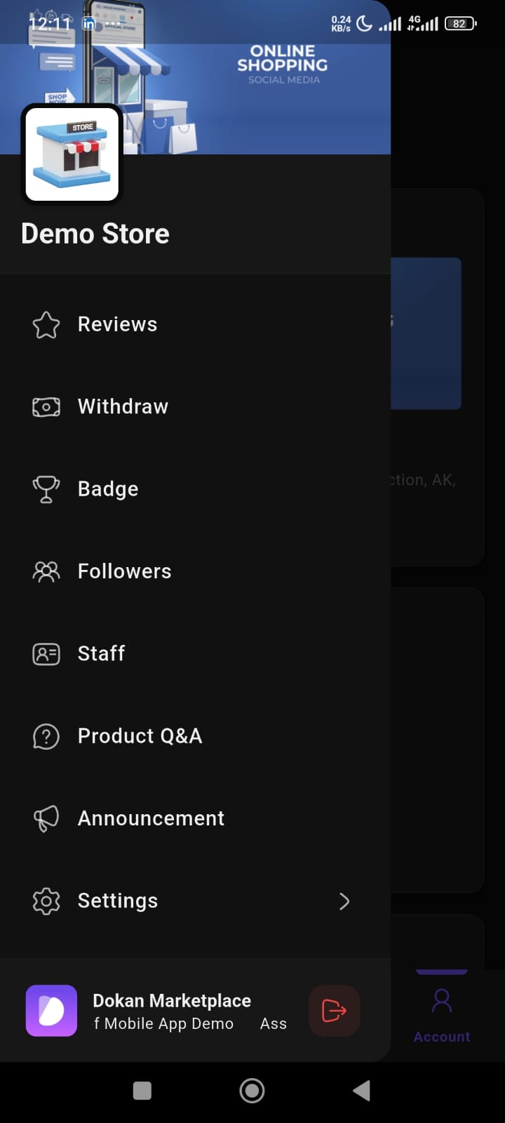 Dokan vendor app features