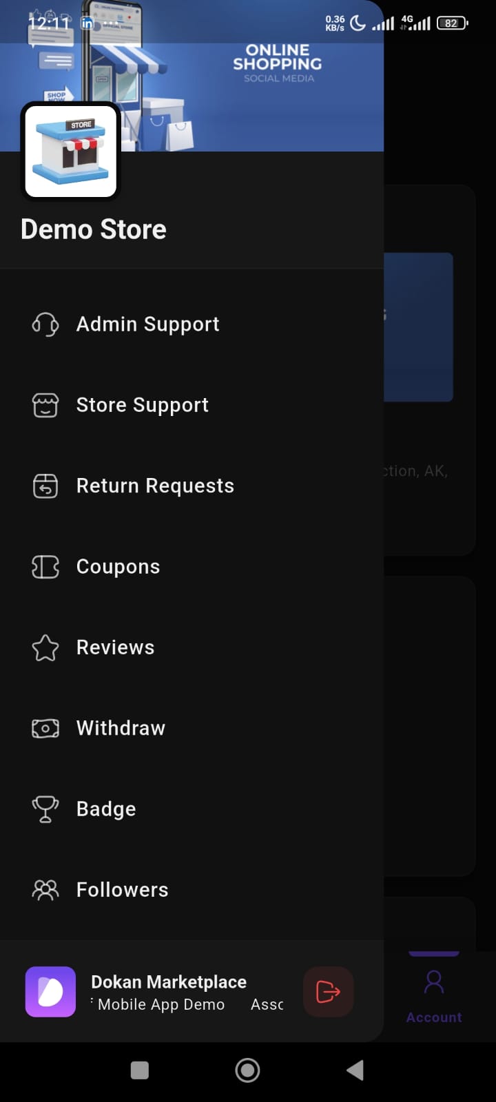Dokan vendor app features