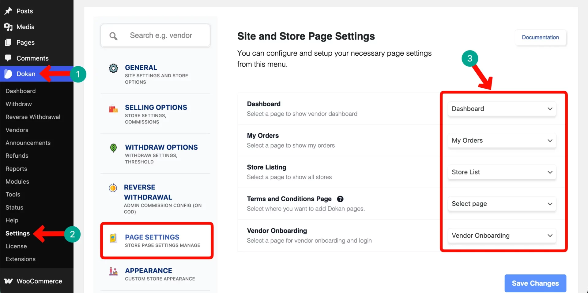 Configure Store Pages and Marketplace Pages