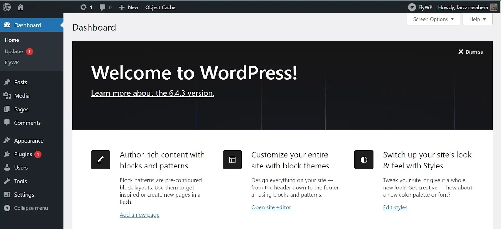 Install WordPress