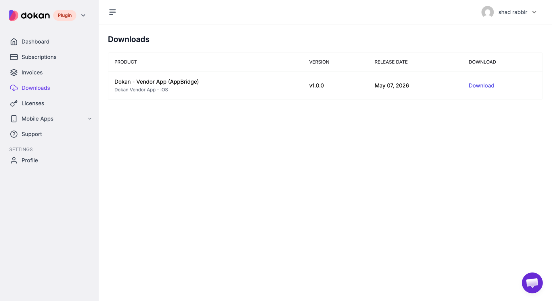 Vendor App Helper Plugin Download