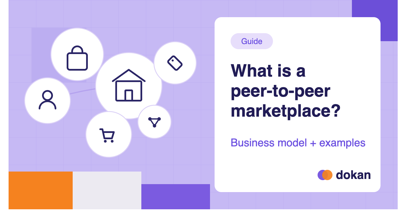 This is an illustration of the p2p marketplace