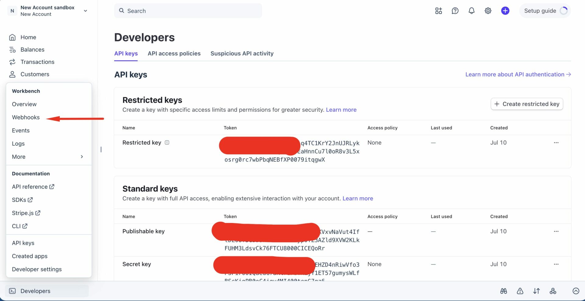 Choose Webhooks