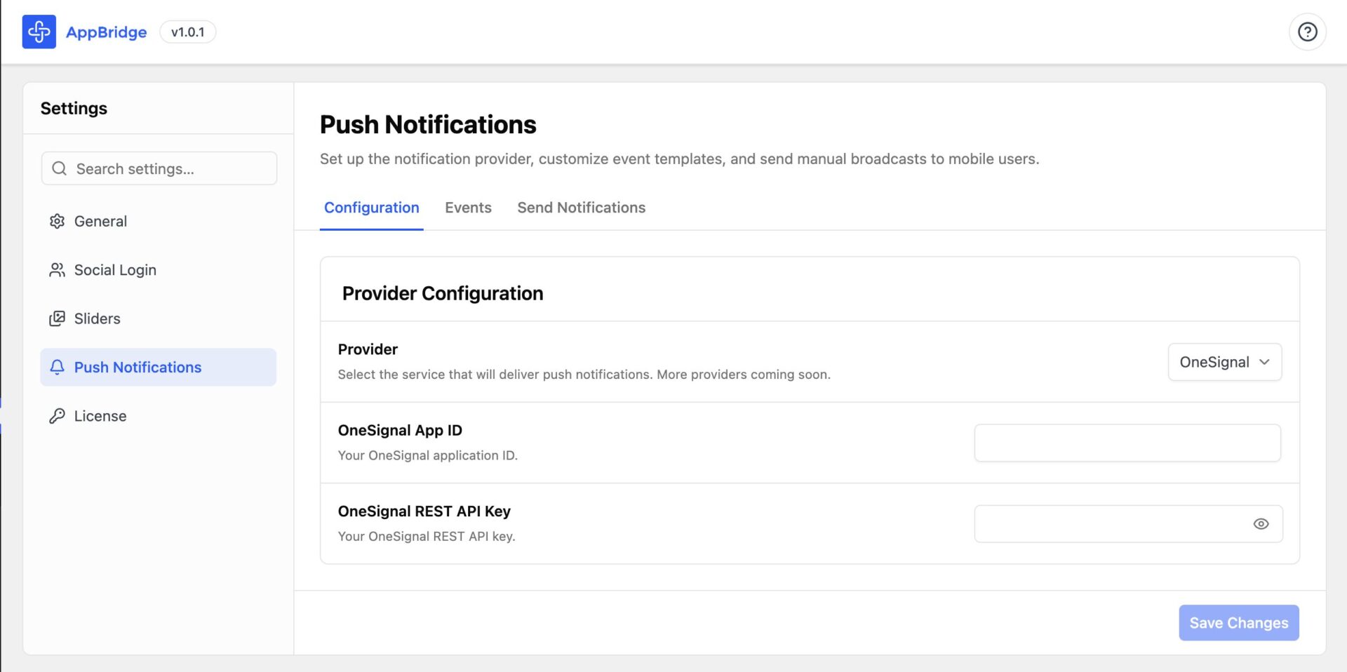 Push notifications