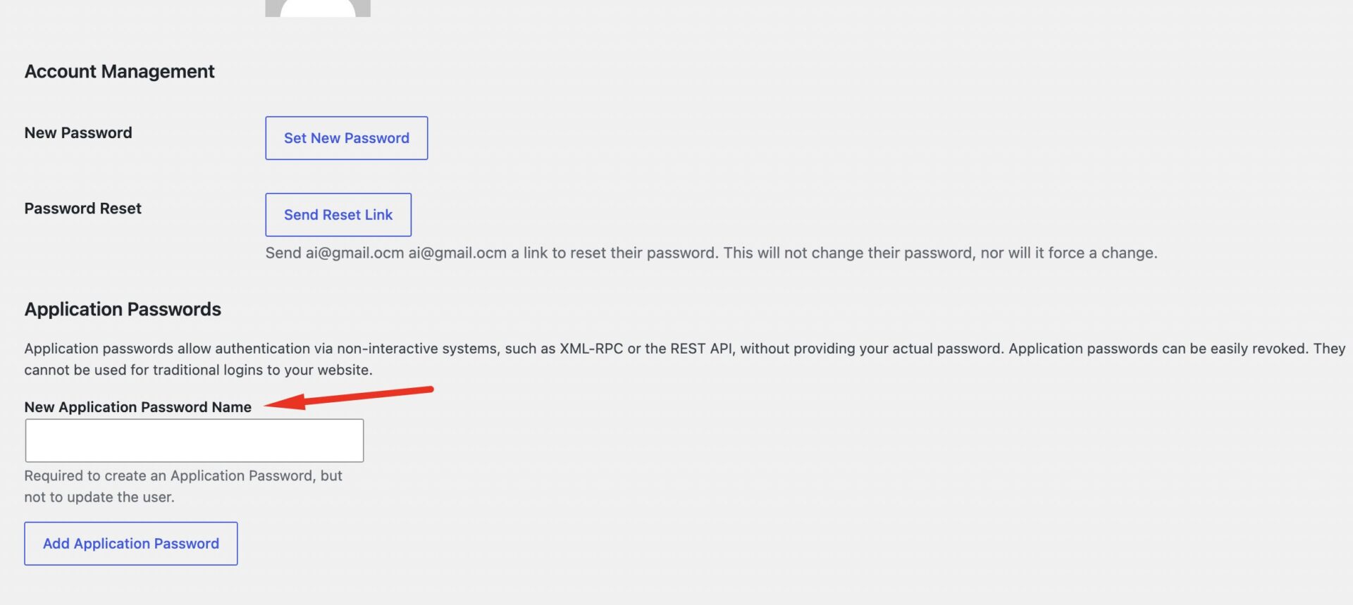 Users Password