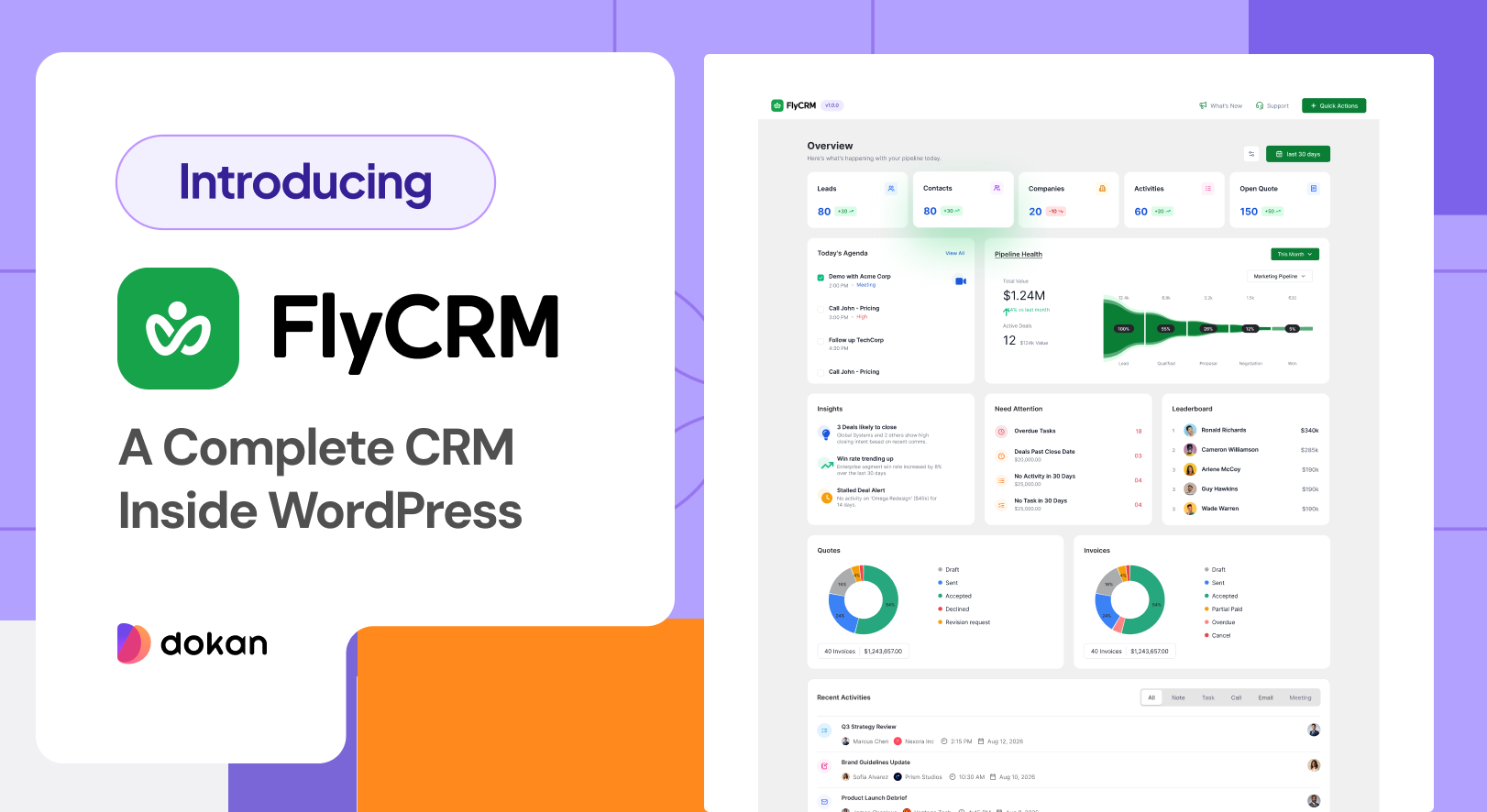 Introducing FlyCRM: A Complete CRM Inside WordPress